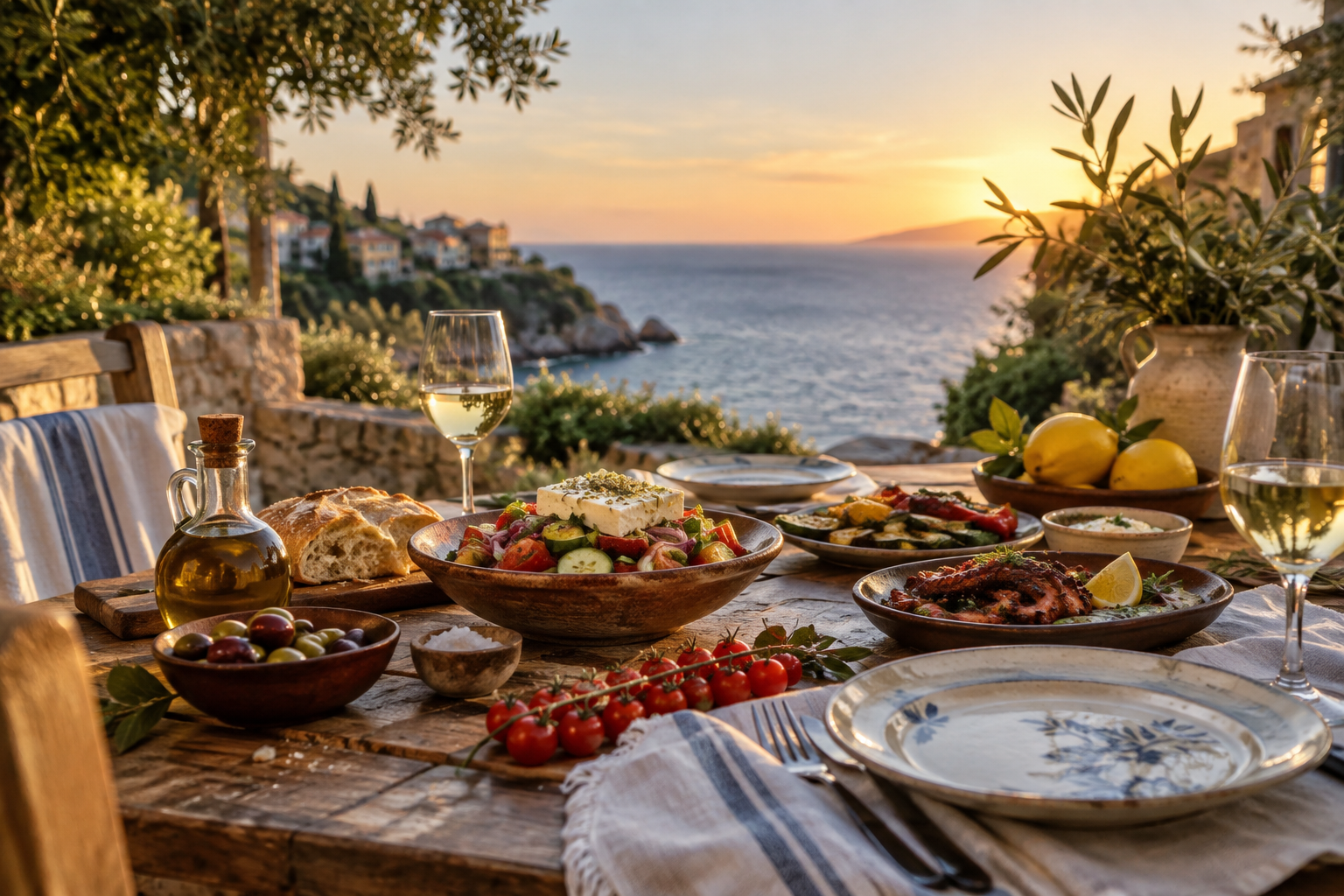 Mediterranean Cuisine and the Pleasure of Living Where Food Is a Way of Life